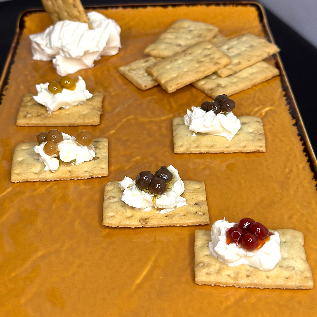 Queso-mascarpone-sobre-perlas-gourmet