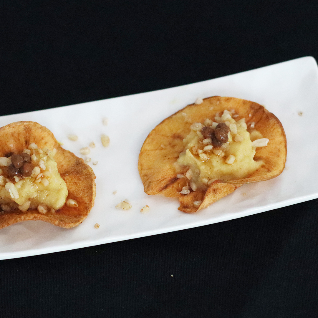 crujiente de manzana